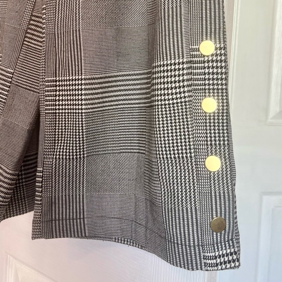 Who What Wear Check Wide Leg Trousers - Picture 3 of 5